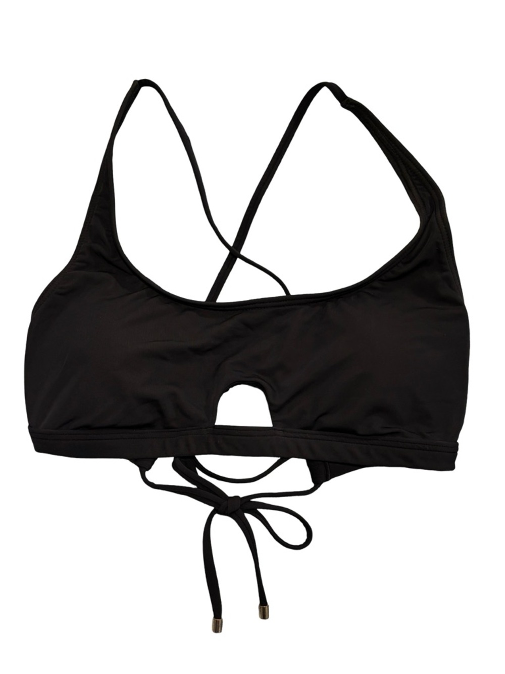 Sunsets Black Bikini Top